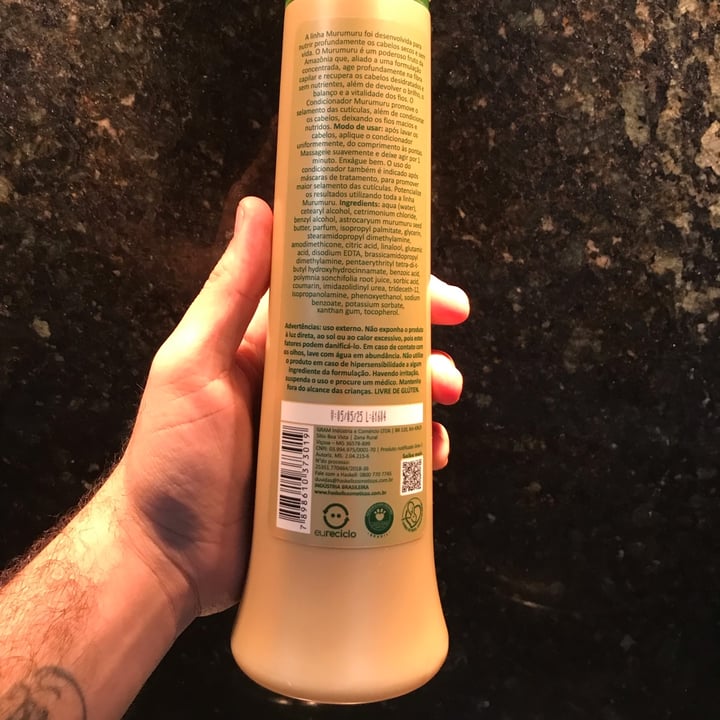 review photo of Haskell Condicionador murumuru shared by @osmargof on 12 Nov 2022 - review