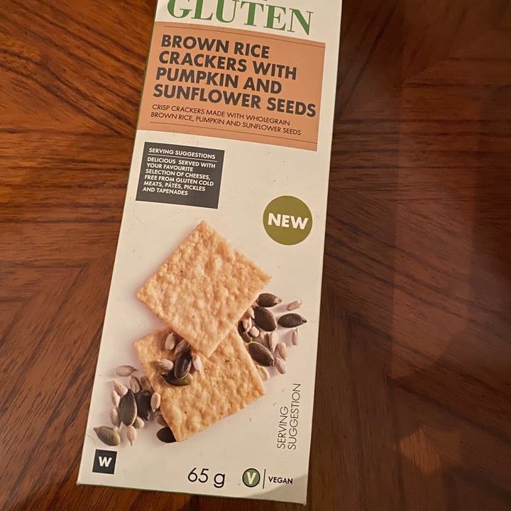 photo of Woolworths Food Free from gluten Brown Rice Crackers shared by @bianca1701 on  14 Jul 2020 - review