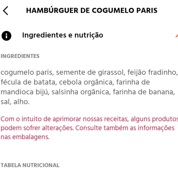 review photo of Livup Hamburguer De Cogumelo Paris shared by @andreaferraz on 20 May 2022 - review