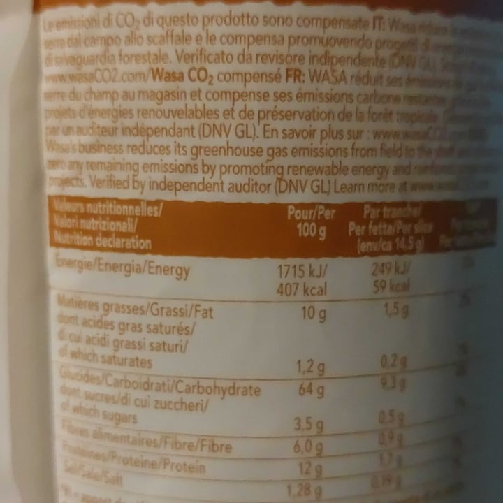 review photo of Wasa Delicate rounds sesame e sea salt shared by @iltulipanoavento on 13 Mar 2022 - review
