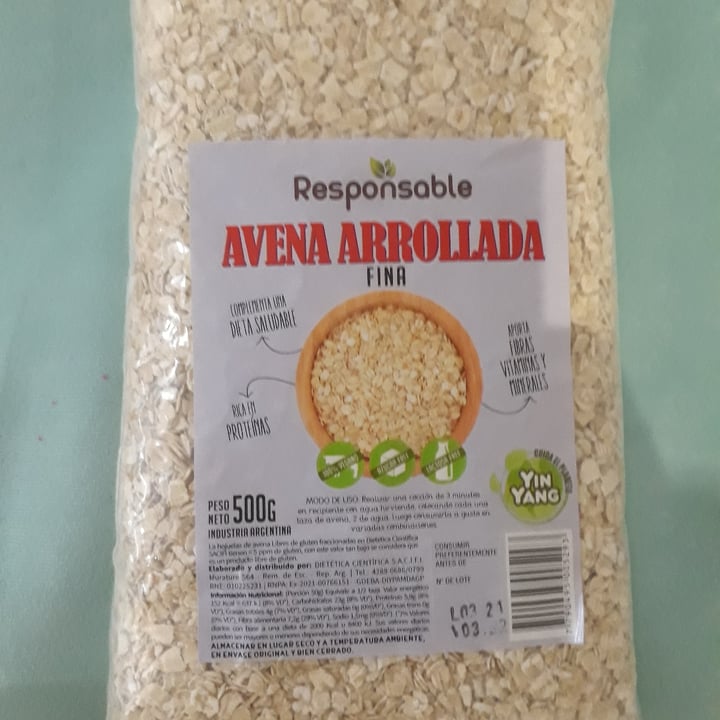 photo of Yin Yang Avena Arrollada Fina shared by @mar11 on  24 May 2021 - review