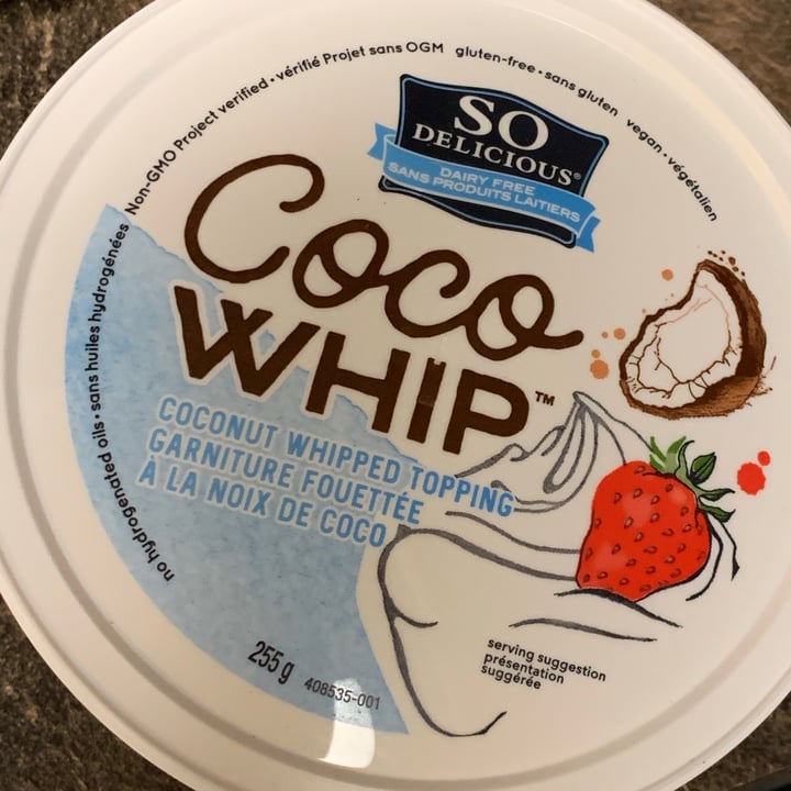 photo of So Delicious Dairy Free Coco Whip shared by @jessicagarofalo on  06 May 2020 - review