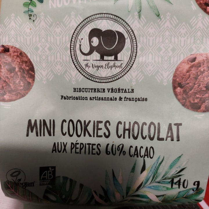 photo of The vegan elephant Cookies con gocce di cioccolato shared by @ciska76 on  05 Oct 2022 - review
