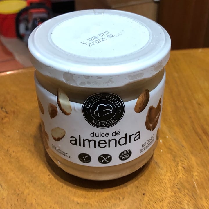photo of Green Food Makers Dulce De Almendra shared by @valuveg on  22 Aug 2021 - review