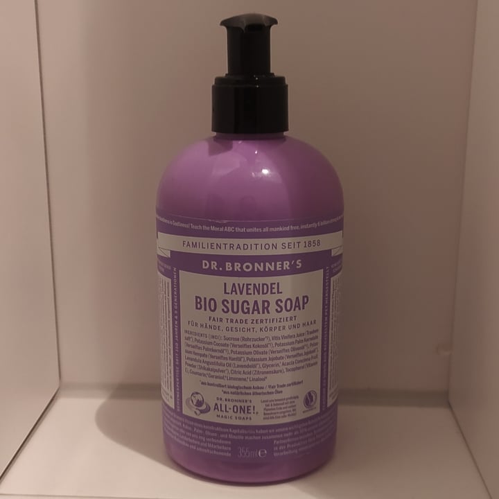 photo of Dr. Bronner's 4-IN-1 Lavender Organic Sugar Soap shared by @bratkart0ffel on  29 Oct 2021 - review