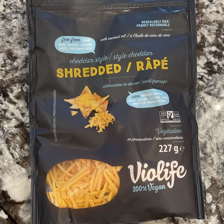 photo of Violife Shredded cheddar style shared by @vcamps on  30 Sep 2021 - review