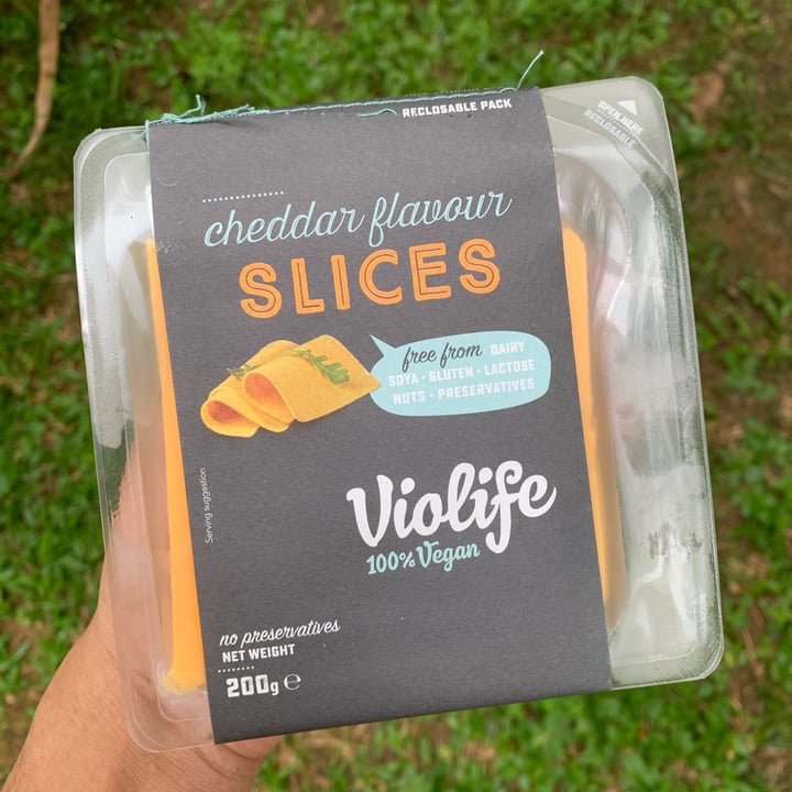 photo of Violife Cheddar Slices shared by @jashment on  03 Oct 2020 - review