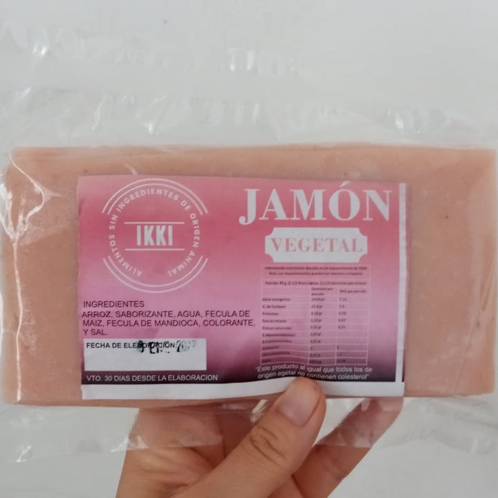 photo of Ikki Jamon Vegetal shared by @celesteveg on  20 Jan 2022 - review