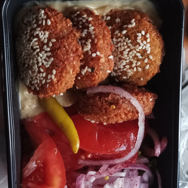 review photo of Green Kebab Falafel Plate shared by @annie341 on 24 Apr 2022 - review