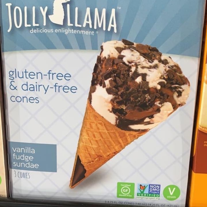 photo of Jolly Llama Vanilla Fudge Sundae shared by @onehungryvegan on  06 Oct 2020 - review