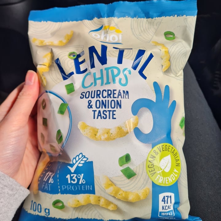 photo of Oho! Sourcream & Onion Lentil Chips shared by @daisycherry on  01 May 2021 - review