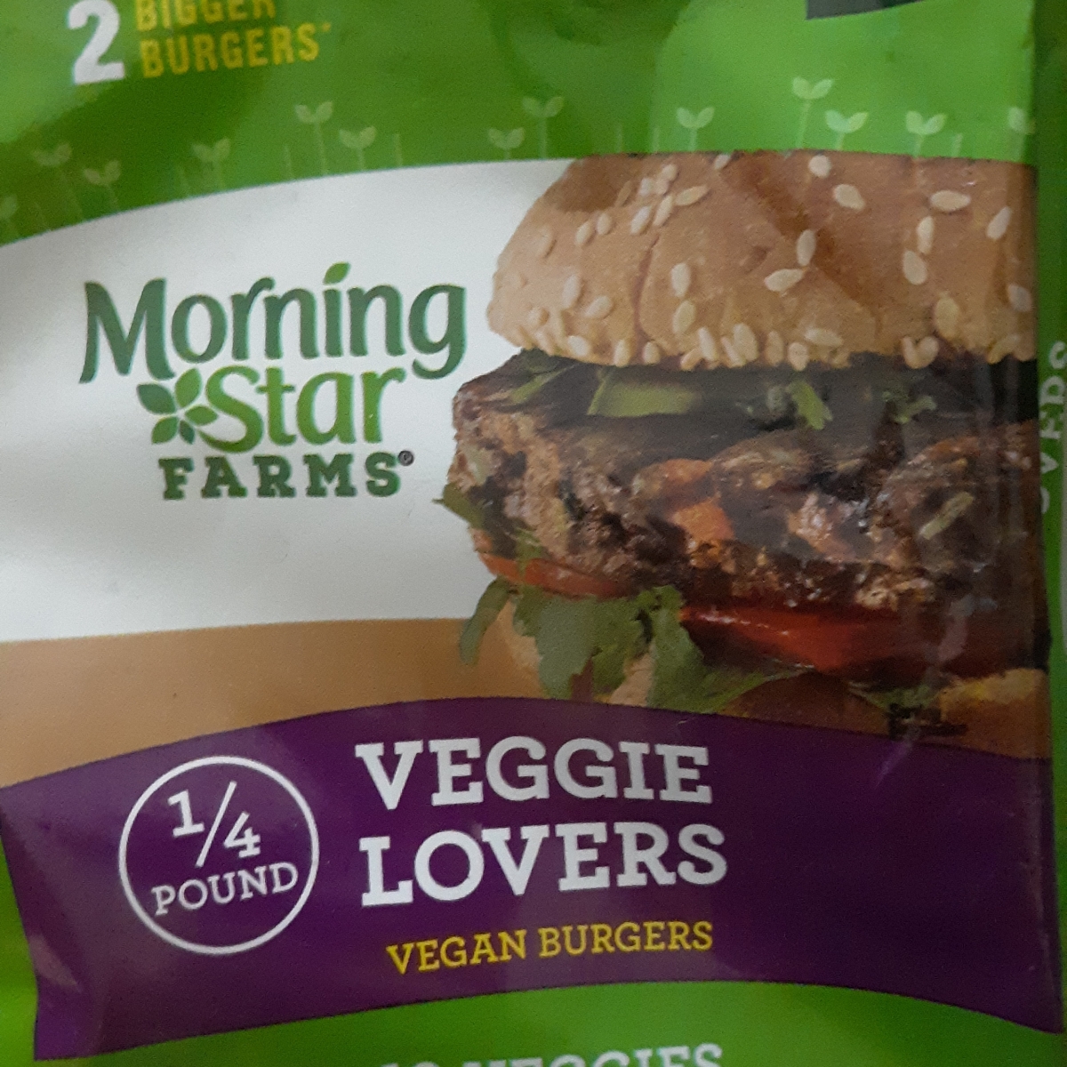 Morningstar Farms Veggie Lovers Vegan Burgers from MorningStar Farms ...