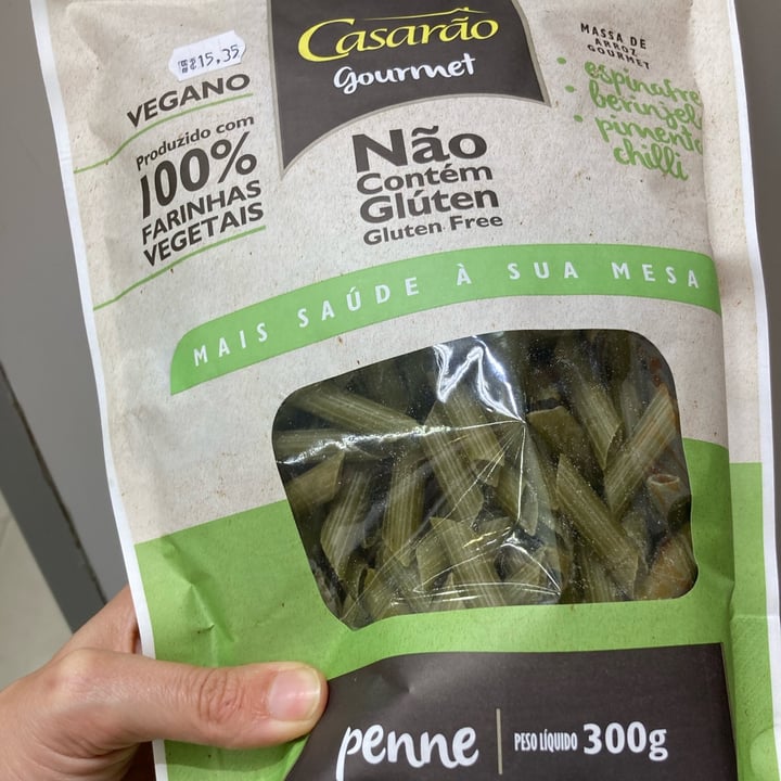 photo of Casarão Gourmet Fusilli de Espinafre, Berinjela e Pimenta Chili shared by @meditarnaescola on  15 Oct 2022 - review