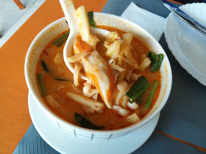 photo of May Veggie Home Tom Yum Mushroom with Rice Milk shared by @evevegan on  01 Jan 2020 - review
