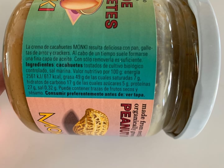 review photo of Monki Crema de Cacahuete shared by @marturski on 20 Feb 2020 - review