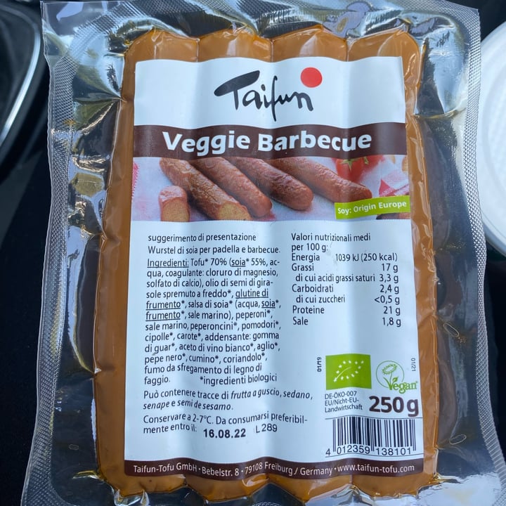 photo of Taifun Veggie Barbecue shared by @kristinachudinova on  17 Jun 2022 - review