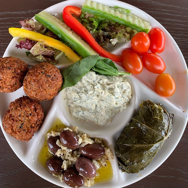 review photo of Asher's Corner Cafe @ Ashers Farm Sanctuary The Greek platter shared by @rosemaryyates on 17 Jan 2022 - review