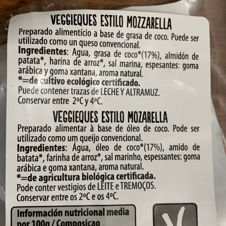 photo of Natursoy Veggieques Mozzarella shared by @naivoncake on  30 Sep 2020 - review