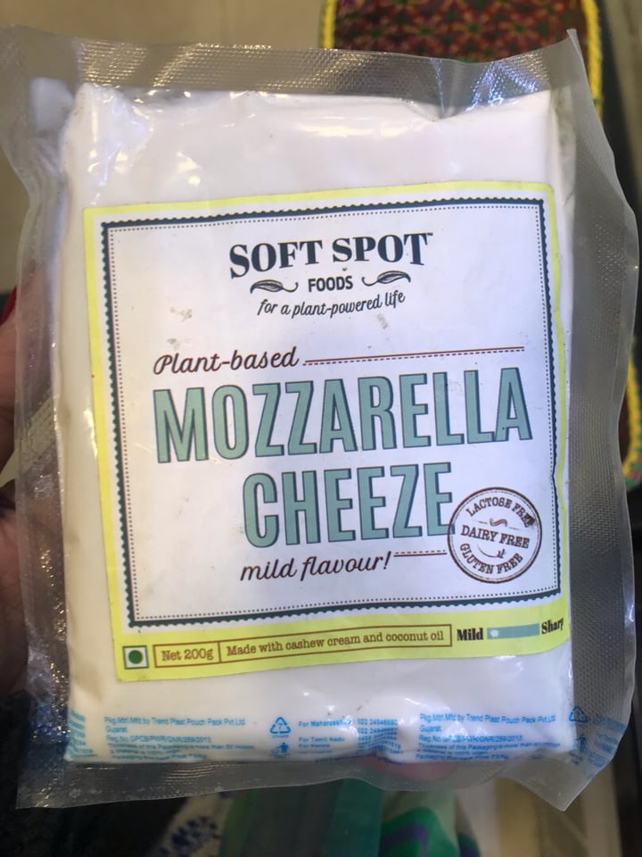 photo of Soft Spot Foods Mozzarella Cheese shared by @plantmylksucker on  26 Nov 2019 - review
