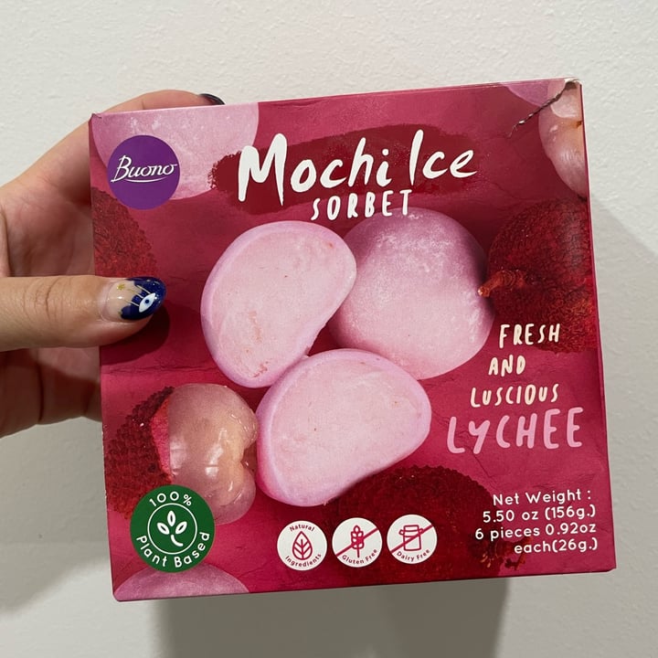 review photo of Buono Buono Mochi Ice Lychee Flavor shared by @clam on 08 Jan 2022 - review
