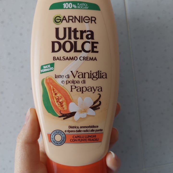 review photo of Garnier Balsamo Latte Di Vaniglia E Polpa Di Papaya shared by @noemiso on 12 Apr 2022 - review