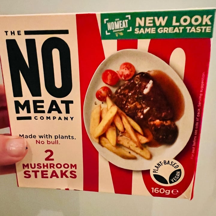 photo of The NOMEAT Company No bull mushroom steaks shared by @joamit on  26 Nov 2022 - review