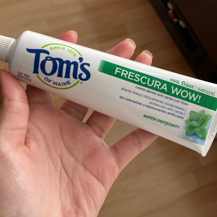 photo of Tom's of Maine Frescura Wow! Con flúor menta energizarte shared by @amdrea on  06 Mar 2022 - review