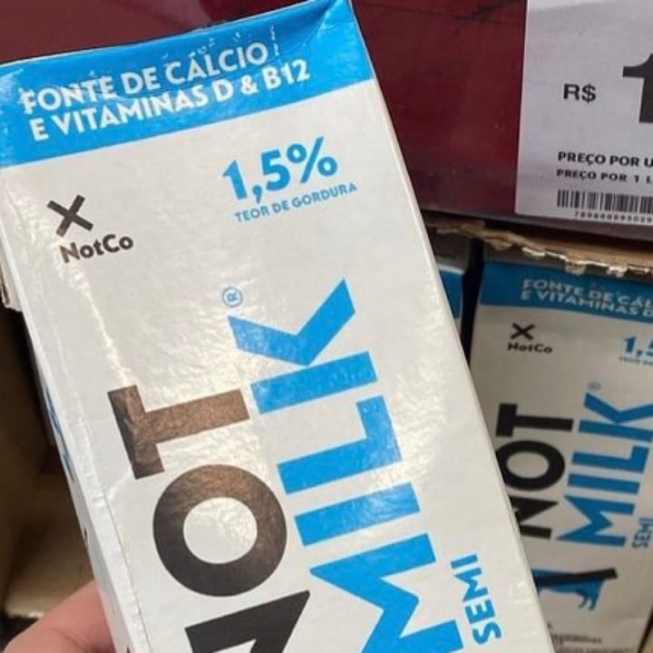 photo of NotCo Not Milk Semi shared by @monicaamorim on  31 May 2022 - review