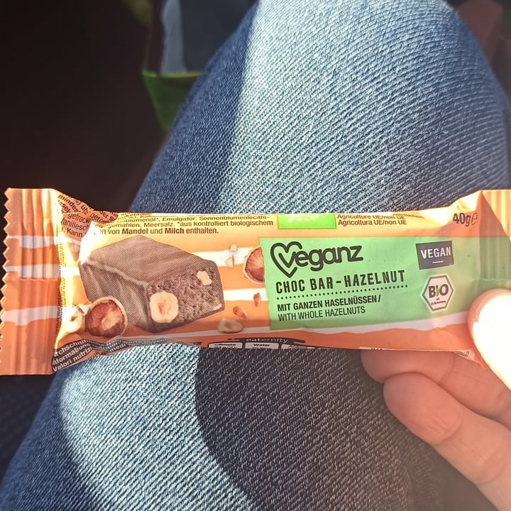 photo of Veganz Organic Hazelnut Choc Bar shared by @fernandaheck on  15 Nov 2021 - review