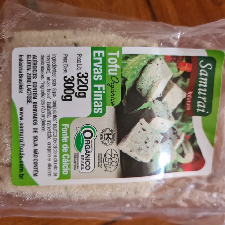 review photo of Samurai Organic Foods Tofu com Ervas Finas shared by @andreaze on 01 May 2022 - review