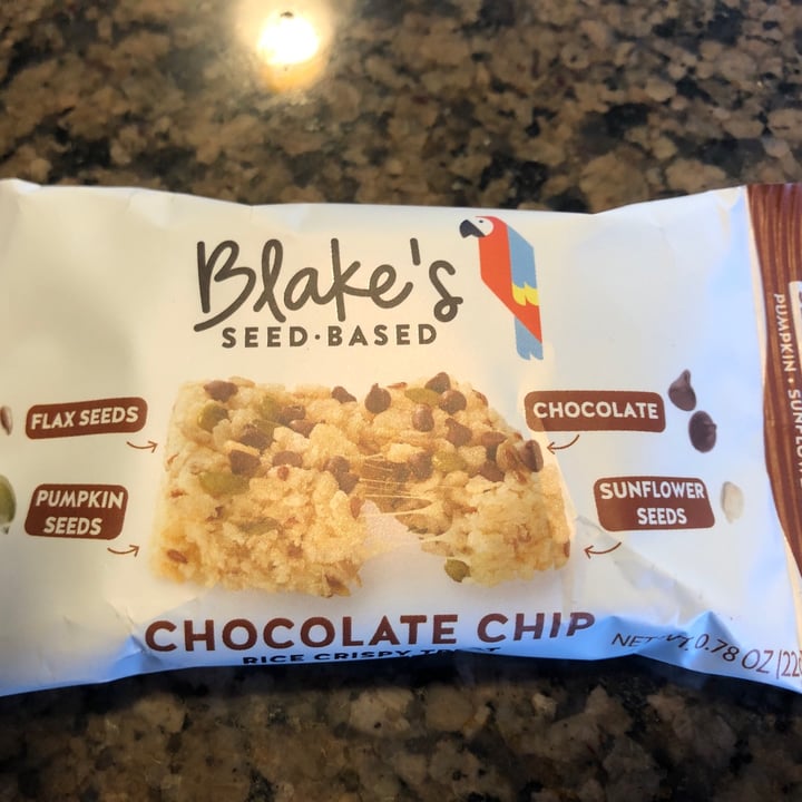 photo of Blake’s Seed-Based Chocolate chip rice crispy treat shared by @karenasp on  21 Jan 2021 - review