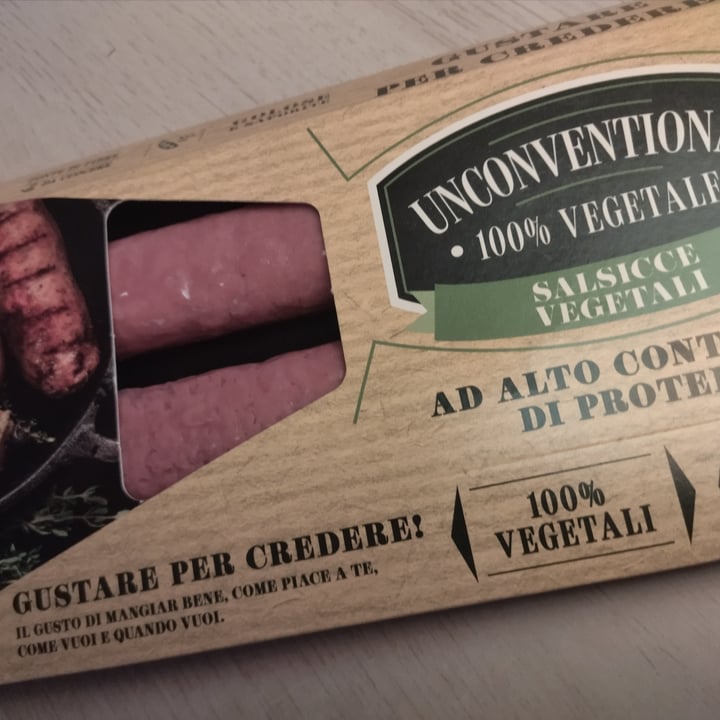 photo of Unconventional Salsicce Vegetali - Sausages shared by @francesca110 on  18 Feb 2022 - review