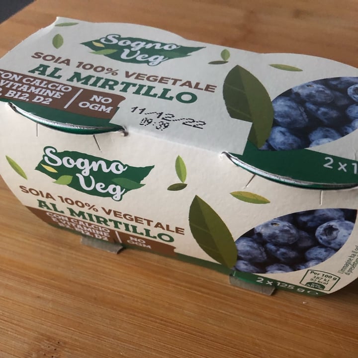 photo of Sogno veg Soia 100% vegetale al mirtillo shared by @saras90 on  10 Nov 2022 - review