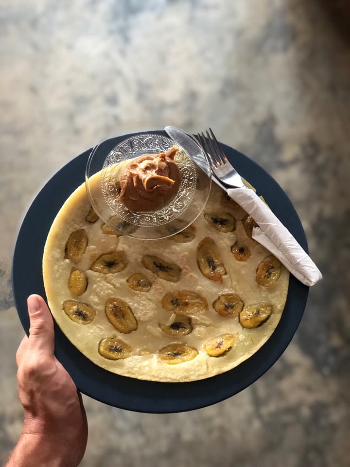 photo of L-Pari Vegan banana pancake and peanut butter shared by @beneatsseeds on  30 Apr 2019 - review
