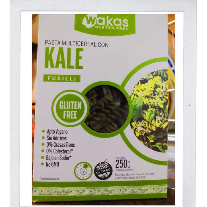 photo of Wakas Pasta Multicereal con Kale shared by @sofilemos on  27 Jun 2021 - review