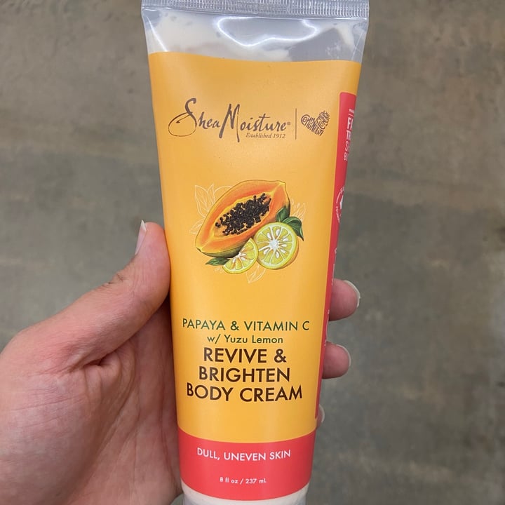 photo of SheaMoisture Papaya and vitamin c body cream shared by @crandazzo on  31 Jul 2021 - review