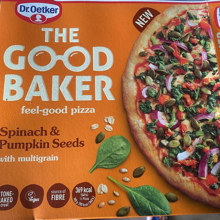 photo of Dr. Oetker The Good Baker Feel-Good Pizza (Spinach & Pumpkin Seeds) shared by @zitchy on  18 Jul 2022 - review