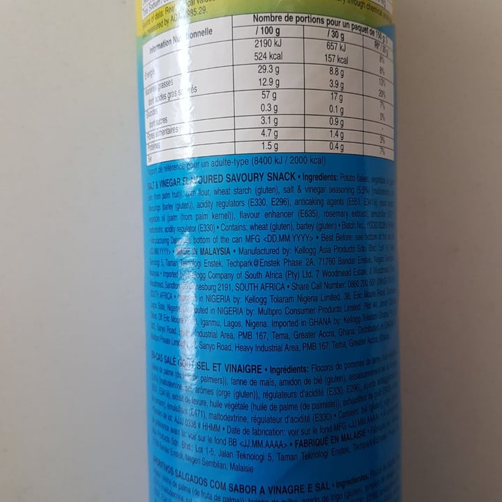 photo of Pringles Salt & Vinegar shared by @boardroomhippie on  17 Feb 2020 - review