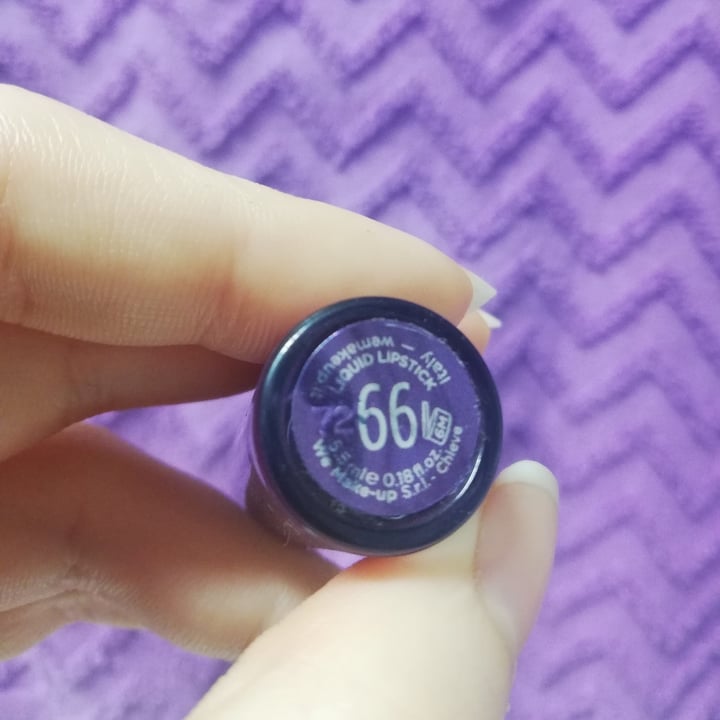 review photo of Wemakeup Ever rossetto liquido shared by @veganchick1999 on 15 Apr 2021 - review