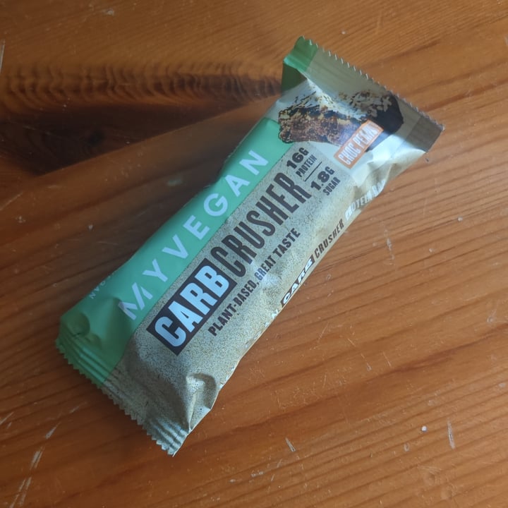 photo of MYVEGAN carb crusher choc peanut shared by @nabbo on  08 Jul 2022 - review