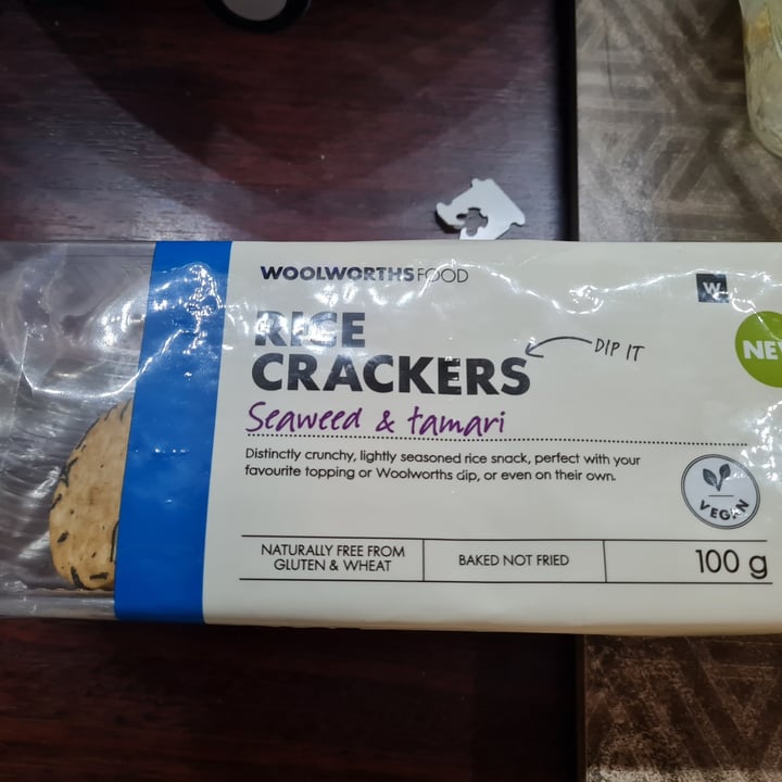 photo of Woolworths Food Rice Crackers With Seaweed And Tamari shared by @ell269 on  22 Sep 2021 - review