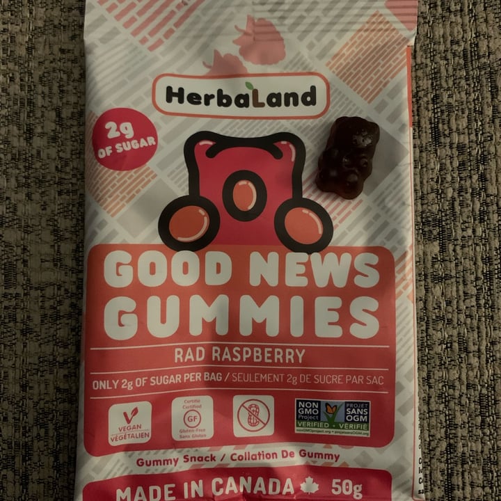 review photo of HerbaLand Good News Gummies Rad Raspberry shared by @chachka on 10 Dec 2021 - review