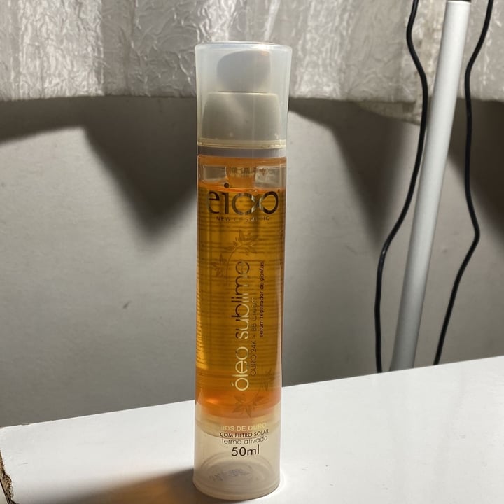 review photo of Eico Cosméticos serum reparador de pontas shared by @robertapeyres on 08 May 2022 - review