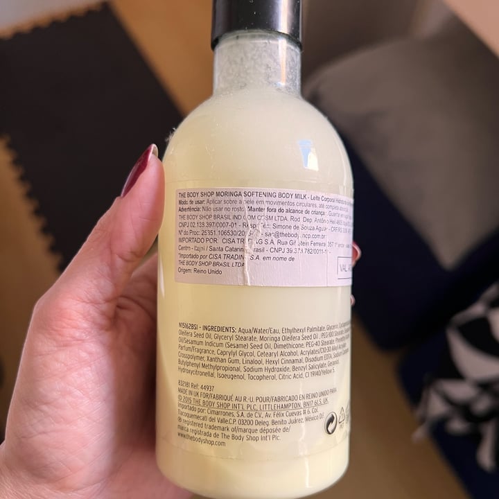 photo of The Body Shop Loção desodorante hidratante de Moringa shared by @julianamda2107 on  01 May 2022 - review