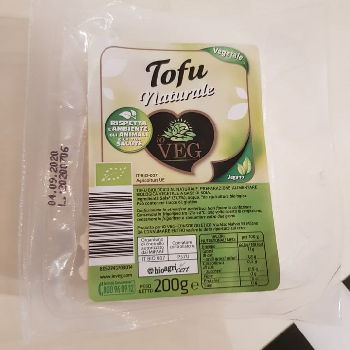 photo of ioVEG Tofu naturale shared by @zombieinblack on  03 Aug 2020 - review