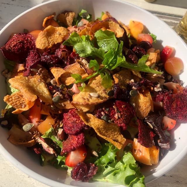 Foto del plato “Vegan Power Salad”