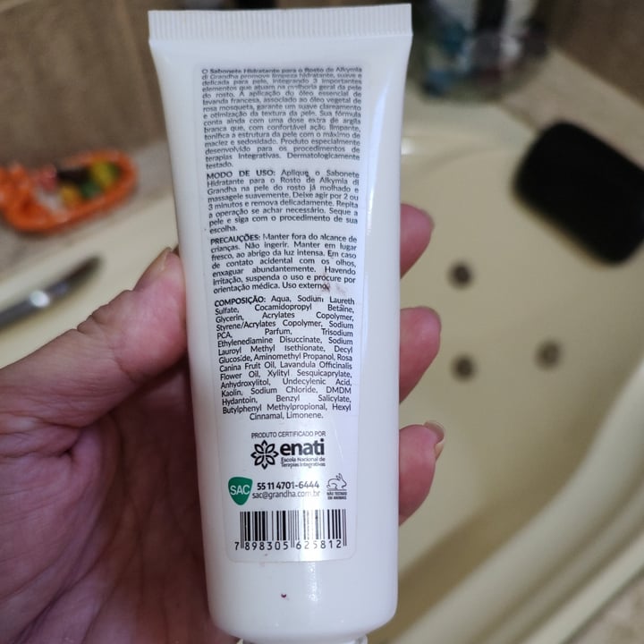 review photo of Grandha Sabonete Hidratante Para O Rosto shared by @lilianezampar on 17 Apr 2022 - review
