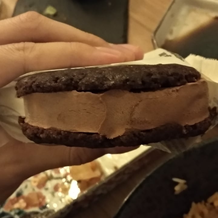 photo of The Ice Cream & Cookie Co Vegan Dark Chocolate Ice Cream Sandwich shared by @cody on  27 Jan 2021 - review