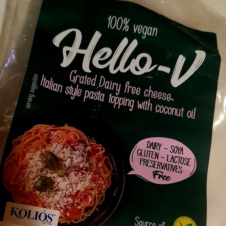 photo of Hello-V Grated Diary Free Cheese , Italian style Pasta Topping shared by @dj-ives on  27 Oct 2022 - review