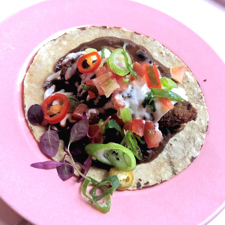photo of Genesis Plant Based Alchemy Fried Avocado Taco shared by @poisedwithplants on  15 Feb 2019 - review